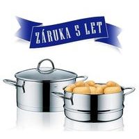 KELA Hrnec napařovací s poklicí nerez CAILIN 20 cm KL-10994