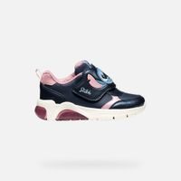 Černé chlapecké svítící tenisky Geox Activart Illuminus