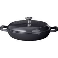 SIAKI HUISHOUD Pánev litinová s poklicí 30 cm šedá KO-C85000230
