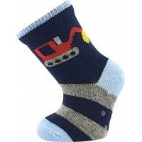 VoXX prodyšné nadkotníkové ponožky Azul - tm. šedá