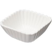 SIAKI Miska na pochutiny porcelán sada 6 ks čtverec reliéfní KO-798000250ctre
