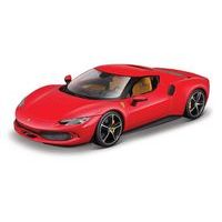 Bburago Bburago - RACE+PLAY, FERRARI, Ferrari 296 GTB, červená, 1:18