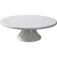 EXCELLENT HOUSEWARE Podnos na dort servírovací porcelán 28 cm bílý KO-210001740
