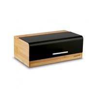 chlebovka 36x20x13,5cm, FRESCO KönigHOFFER černá, dřevo/kov