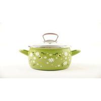 rendlík+PO sklo d18 (2,50l) VČELKA, zelený smalt