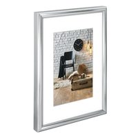 Hama sevilla DĂ©cor Plastic Frame, silver matt, 40 x 60 cm