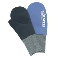ESITO Palcové rukavice softshell DUO Blue - modrá