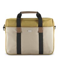 Hama Silvan, brašna na notebook, pro 34-36 cm (13,3-14,1"), recyklovaný polyester, béžová/žlutá