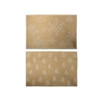 HIT PROSTÍRÁNÍ VÁNOČNÍ 30X45 CM, POLYESTER, ZLATÁ_hamashop