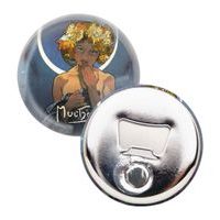Magnet Alfons Mucha – Podzim, kulatý, 5 cm