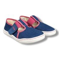 Froddo G1700421-4 – dívčí barefoot bačkory starorůžové s jednorožcem