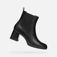 Černá dámská kotníková obuv Geox Walk Pleasure 55