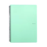 Twin wire blok A4 PP PASTELINI zelená