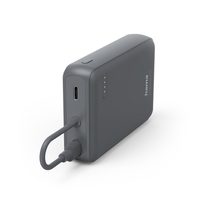 Hama Travel, powerbanka 10000 mAh, 3 A, výstup: 2x USB-C, s integrovaným kabelem