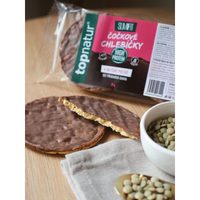 Slim&Fit Kukuřičné chlebíčky se slaným karamelem v jogurtové polevě 70g