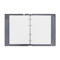 Obálka se zipem síťovaná A5 transparent-žlutý lem