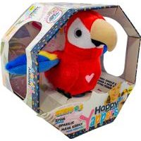 STEPPOS Happy Yappers Papoušek - červený