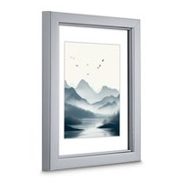 Hama rámeček plastový SEVILLA, stříbrná, 60x80 cm, plastové sklo