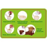 GLUMI Střapatý fotbalový míč se světlem