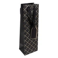 Dárková taška quilt 12x9x36 cm