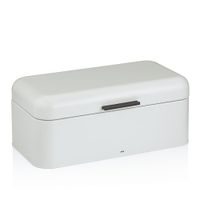 KELA Chlebník Frisca kov, bílá 42,5x22,5x17,5 cm KL-12839