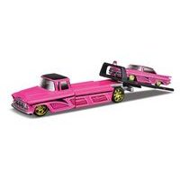 Maisto Maisto - Design Elite Transport, 1957 Chevrolet Flatbed + 1959 Chevrolet Impala SS, 1:64