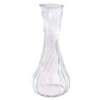 váza d 6x15,2cm, čirá, lisované sklo*duben 2025