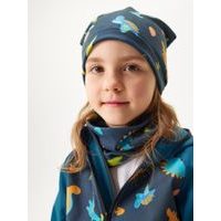 Unuo Dětský nákrčník z fleecu Basic, Dinosauři