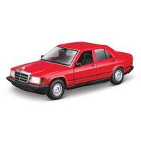 Bburago Bburago - Auta HOBBY, Plus, Mercedes-Benz 190 E 2.6, červená, 1:24