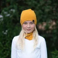 ESITO | Zimní čepice Teddy fleece double Olive - olivová / 34