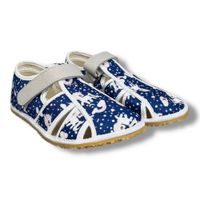 Chlapecká BAREFOOT domácí obuv Befado Softer - Oči