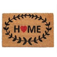 rohož 60x40cm HOME, červ.srdce, kokos