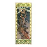 Pohled Alfons Mucha – Morning Star, dlouhý Baagl