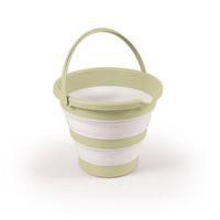 DOLU Skládací kyblík, světle zelená, 40,5x31,5x31,5 cm