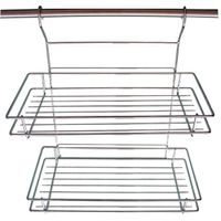 TORO Polička závěsná kuchyňská 2 patra 35 x 20 x 37,7 cm_hamashop