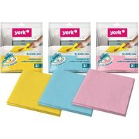 utěrka 3ks netk.textilie 18x23cm,YORK