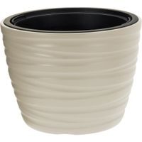 PROGARDEN Květináč plastový 37,5 x 27,9 cm šedá KO-Y89300700