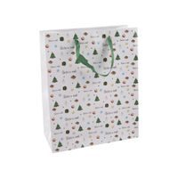 Dárková taška Šťastné a veselé 26x12x32 cm