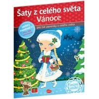 Šaty z celého světa VÁNOCE ─ Kniha samolepek