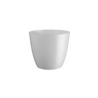 obal d15cm ELLA perleť.bílá lesklá vánoční, plast