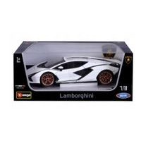 Bburago 10cm Farm Traktor na setrvačník s vlečkou New Holland T7.315 HD