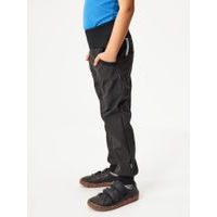 Unuo, Softshellové kalhoty s fleecem Street, Černá (Unuo Softshell kids trousers, black)