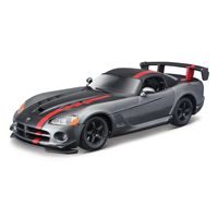 Bburago Bburago - Auta HOBBY, Dodge Viper SRT 10 ACR, šedo-černá, 1:24