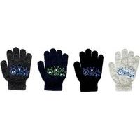 Dětské rukavice N030 příšerky 15 cm šedá