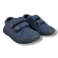 Dětské plátěné BAREFOOT tenisky Protetika - ROBY denim