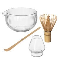 O Matcha tea sklo/bambus set