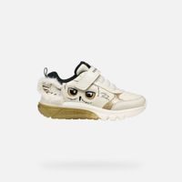 Černé chlapecké svítící tenisky Geox Activart Illuminus