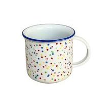 hrnek 250ml TINA - PUNTÍČKY barevné, čes.porcelán