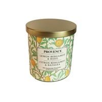 Provence SVÍČKA VE SKLE CITRON BERGAMON BAZALKA 8X9CM 206G_hamashop