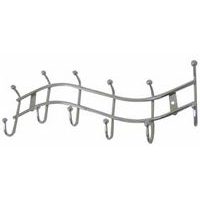 TORO věšák 6 háčků vlnka 13,5 x 44,5 cm_hamashop